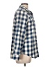 Vineyard Vines Performance 100% Polyester Checkered-gingham Blue Long Sleeve Blouse Size 10 - photo 4