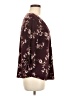 Beacon Floral Burgundy 3/4 Sleeve Blouse Size M - photo 4