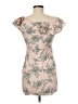 Missguided Floral Tan Cocktail Dress Size M - photo 2