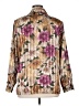 Allison Daley 100% Polyester Floral Purple Long Sleeve Blouse Size 16 - photo 2