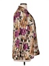 Allison Daley 100% Polyester Floral Purple Long Sleeve Blouse Size 16 - photo 4
