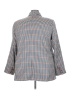 Lane Bryant Houndstooth Gray Blazer Size 22 - photo 2