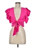 Shein 100% Polyester Pink Sleeveless Blouse Size 6 - photo 1