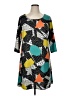 Jete Print Teal Casual Dress Size XL - photo 1