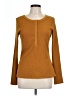 Downeast Brown Long Sleeve Top Size L - photo 1