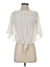 Express Ivory Short Sleeve Blouse Size S - photo 1
