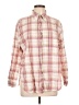 Marco Polo Plaid Pink Long Sleeve Button-Down Shirt Size EU 42 / US 12 - photo 1