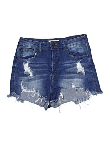 Machine Denim Shorts (view 1)