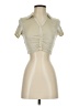 Assorted Brands Ivory Short Sleeve Top Size XS - photo 1
