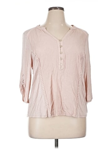 Democracy 3/4 Sleeve Blouse (view 1)