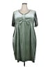 Evy's Tree 100% Polyester Green Casual Dress Size 2X - photo 1