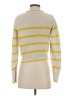 Gap 100% Cotton Stripes Yellow Turtleneck Sweater Size XS - photo 2