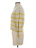 Gap 100% Cotton Stripes Yellow Turtleneck Sweater Size XS - photo 5