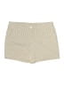 Ann Taylor LOFT Chevron-herringbone Ivory Khaki Shorts Size 14 - photo 1