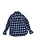 Zara 100% Cotton Checkered-gingham Blue Long Sleeve Button-Down Shirt Size 3 - 4 - photo 2