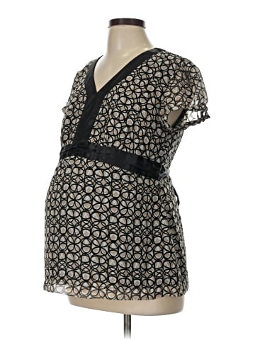Motherhood Short Sleeve Blouse (view 1)