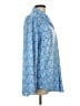 Suzanne Betro Paisley Blue Long Sleeve Blouse Size XL - photo 4