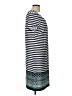 Perceptions Graphic Green Casual Dress Size L - photo 4