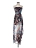 Stiletto's 100% Polyester Paisley Blue Cocktail Dress Size S - photo 1