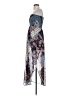 Stiletto's 100% Polyester Paisley Blue Cocktail Dress Size S - photo 5