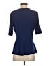 Susan Graver Blue Short Sleeve Blouse Size XS - photo 2