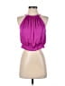 Express 100% Polyester Purple Sleeveless Blouse Size S - photo 1