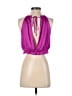 Express 100% Polyester Purple Sleeveless Blouse Size S - photo 2
