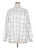 Universal Thread 100% Cotton Tweed White Long Sleeve Button-Down Shirt Size XXL - photo 1