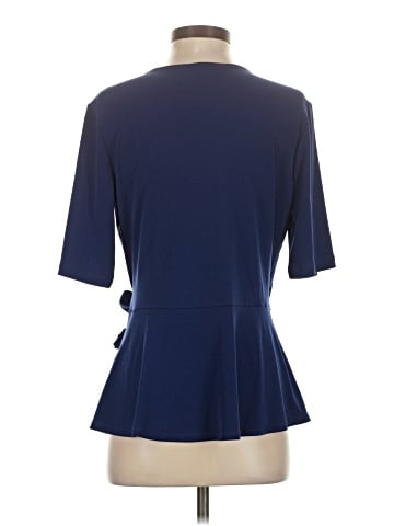 Susan Graver Short Sleeve Blouse (view 2)