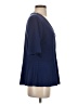 Susan Graver Blue Short Sleeve Blouse Size XS - photo 4