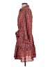 Max Studio 100% Polyester Print Burgundy Casual Dress Size S - photo 5