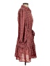 Max Studio 100% Polyester Print Burgundy Casual Dress Size S - photo 4