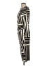 Ann Taylor Stripes Black Casual Dress Size 10 (petite) - photo 5