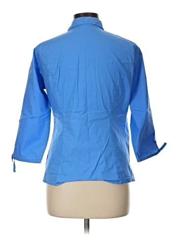 Oh Baby By Motherhood 3/4 Sleeve Button-Down Shirt (view 2)