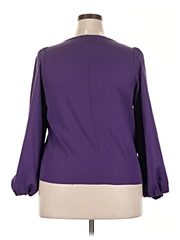 Shein Curve Long Sleeve Blouse (view 2)