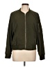 I. Joah 100% Polyester Solid Green Jacket Size L - photo 1