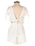 Express 100% Cotton Tweed Ivory Romper Size 2 - photo 2