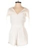 Express 100% Cotton Tweed Ivory Romper Size 2 - photo 1