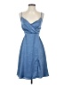 Unbranded 100% Polyester Solid Blue Cocktail Dress Size XS - photo 1