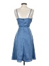 Unbranded 100% Polyester Solid Blue Cocktail Dress Size XS - photo 2