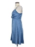 Unbranded 100% Polyester Solid Blue Cocktail Dress Size XS - photo 5