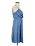Unbranded 100% Polyester Solid Blue Cocktail Dress Size XS - photo 4