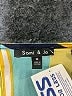 Sami & JO 100% Polyester Stripes Yellow Short Sleeve Blouse Size M - photo 7
