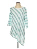 Silverwear Teal 3/4 Sleeve Top Size L - photo 1