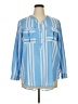Assorted Brands Blue 3/4 Sleeve Blouse Size XL - photo 1