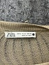 Zara Tan Long Sleeve Top Size M - photo 7
