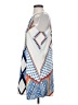 Venus 100% Polyester Graphic Blue Casual Dress Size S - photo 5