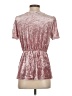 Assorted Brands Pink Short Sleeve Blouse Size S - photo 2