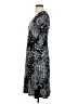 Connected Apparel Paisley Black Casual Dress Size S (estimated) - photo 5