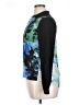 T Tahari Color Block Blue Long Sleeve Blouse Size 14 (estimated) - photo 5